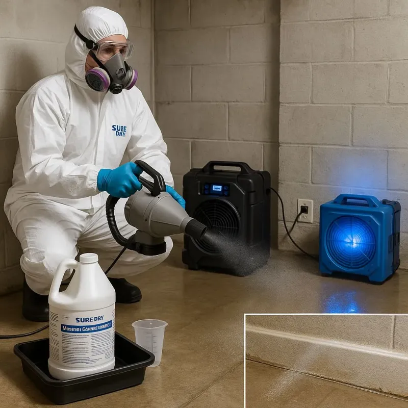 Sanitization and Odor Removal process in Chenoweth, OR